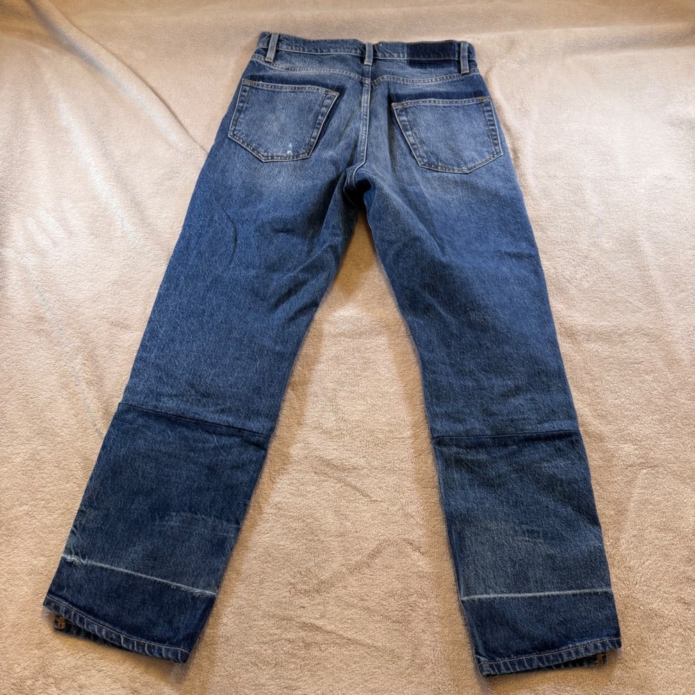 FRAME Colorblock Patchwork Distressed Thrashed St… - image 11